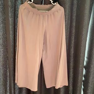 Sucre Soir wide leg cotton capris